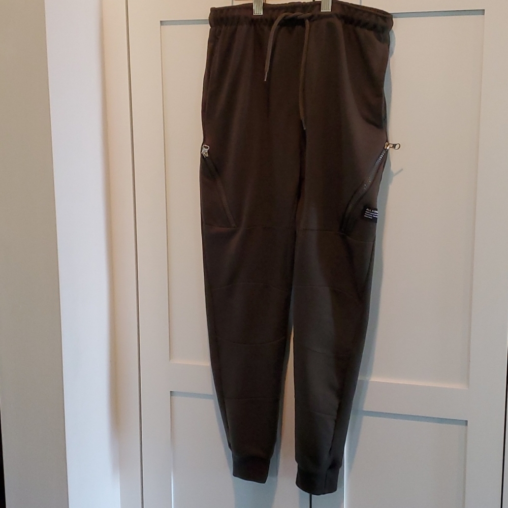 Boys Army Green Joggers